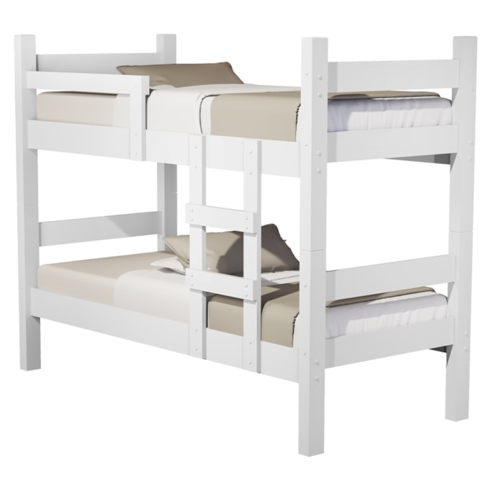 Beliche Solteiro MDF 199X95 cm Leticia Branco Decmade