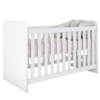 Berco Infantil Grade Fixa 133X66 cm Labirinto Branco Henn