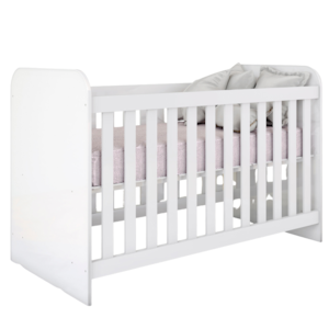 Berco Infantil Grade Fixa 133X66 cm Labirinto Branco Henn