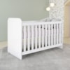 Berco Infantil Grade Fixa 133X66 cm Labirinto Branco Henn