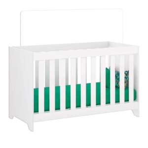 Berço Mini Cama 3 em 1 Multifuncional 133x64 cm BBI51 Branco Dtall Berço Mini Cama 3 em 1 Multifuncional 133x64 cm BBI51 Branco Dtall