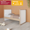 Berco Mini Cama Grade Fixa 139X79 cm Confete Branco Jequitiba HP Henn