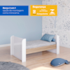 Berco Mini Cama Grade Fixa 146X78 cm Aconchego Branco Jequitiba HP Henn