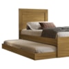 Bicama Cama Solteiro Com Cama Auxiliar MDF Luara Nature Decmade