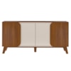 Buffet 4 Portas Sala de Jantar 160 cm 4506 Cedro Off White ARLY