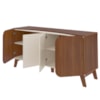 Buffet 4 Portas Sala de Jantar 160 cm 4506 Cedro Off White ARLY