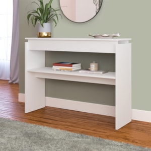 Buffet Aparador 1 Prateleira Vazada 100 Cm ARLY Branco ARLY