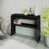 Buffet Aparador 1 Prateleira Vazada 100 Cm Preto ARLY