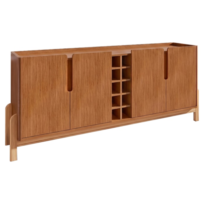 Buffet Aparador 190cm Com Adega 050520 Cedro DCASA