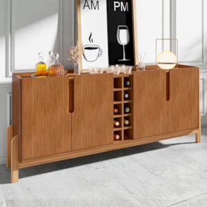 Buffet Aparador 190cm Com Adega 050520 Cedro DCASA