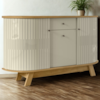 Buffet Aparador 3 Portas 136 cm Monza Cumaru Opala MADETEC