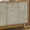 Buffet Aparador 3 Portas 136 cm Monza Cumaru Opala MADETEC