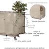 Buffet Aparador 4 Portas 183 cm Monaco Calacata Off White MADETEC