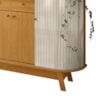 Buffet Aparador 4 Portas 183 cm Monaco Cinamomo Off White Madetec