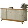 Buffet Aparador 4 Portas 183 cm Monaco Cumaru Opala MADETEC