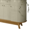 Buffet Aparador 4 Portas 183 cm Monaco Cumaru Opala MADETEC