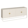 Buffet Aparador Organico 4 Portas 180 cm 28075 Off White Artesano