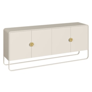 Buffet Aparador Organico 4 Portas 180 cm 28075 Off White Artesano
