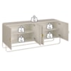 Buffet Aparador Organico 4 Portas 180 cm 28075 Off White Artesano