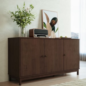 Buffet Balcao 3 Portas Madeira Macica Taeda 160 cm 1962 Cafe Festra