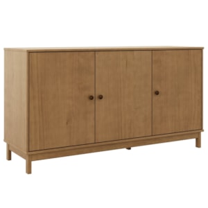 Buffet Balcao 3 Portas Madeira Macica Taeda 160 cm 1962 Freijo Festra