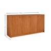 Buffet Balcao 4 Portas MDF 152 cm 10800 Cinamomo MOLCI