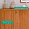 Buffet Balcao 4 Portas MDF 152 cm 10800 Cinamomo MOLCI
