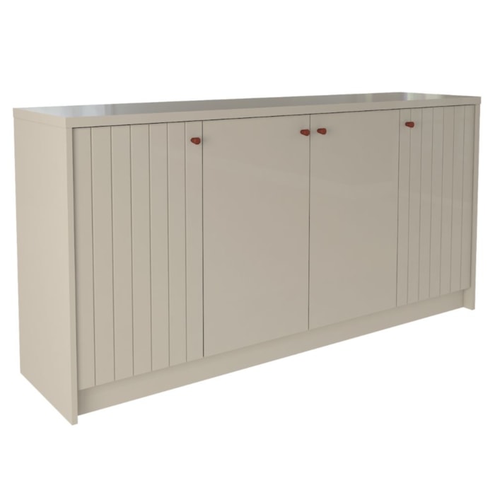 Buffet Balcao 4 Portas MDF 152 cm 10800 Off White MOLCI