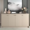 Buffet Balcao 4 Portas MDF 152 cm 10800 Off White MOLCI