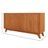 Buffet Balcao 4 Portas MDF 152 cm 19708 Cinamomo MOLCI