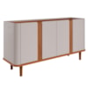 Buffet Balcao 4 Portas MDF 153 cm 16728 Cinamomo Off White MOLCI