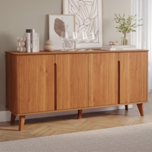 Buffet Balcao 4 Portas MDF 163 cm 22136 Cinamomo MOLCI