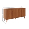 Buffet Balcao 4 Portas MDF 163 cm 22136 Cinamomo MOLCI