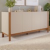 Buffet Balcao 4 Portas MDF 170 cm 22183 Off White NATUEM
