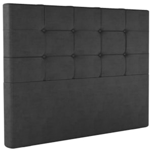 Cabeceira Casal 138 cm Berlin Veludo Preto Soon Cabeceira Casal 138 cm Berlin Veludo Preto Soon