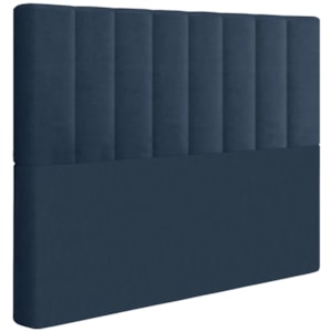 Cabeceira Casal 138 cm Dubai Veludo Azul Soon Cabeceira Casal 138 cm Dubai Veludo Azul Soon