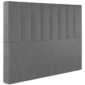 Cabeceira Casal 138 cm Dubai Veludo Cinza Soon Cabeceira Casal 138 cm Dubai Veludo Cinza Soon