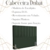 Cabeceira Casal 138 cm Dubai Veludo Verde Soon