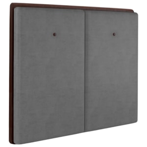 Cabeceira Casal 138 cm Lizz Veludo Cinza Soon Cabeceira Casal 138 cm Lizz Veludo Cinza Soon