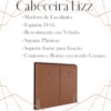 Cabeceira Casal 138 cm Lizz Veludo Terracota Soon