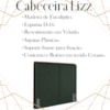 Cabeceira Casal 138 cm Lizz Veludo Verde Soon