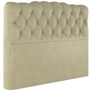 Cabeceira Casal 138 cm Milan Veludo Bege Soon Cabeceira Casal 138 cm Milan Veludo Bege Soon