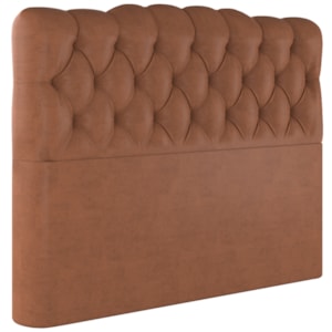 Cabeceira Casal 138 cm Milan Veludo Terracota Soon Cabeceira Casal 138 cm Milan Veludo Terracota Soon