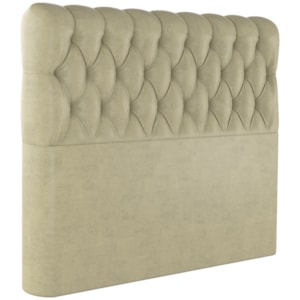 Cabeceira Casal 138 cm Vegas Veludo Bege Soon Cabeceira Casal 138 cm Vegas Veludo Bege Soon