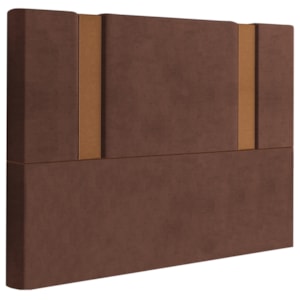 Cabeceira Casal 138 cm Veron Veludo Terracota Soon Cabeceira Casal 138 cm Veron Veludo Terracota Soon