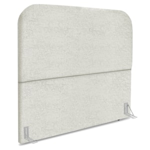 Cabeceira Casal 140 cm Com Frame Alana Boucle Cinza Claro Artte