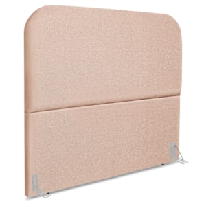 Cabeceira Casal 140 cm Com Frame Alana Linho Rose Artte