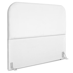 Cabeceira Casal 140 cm Com Frame Alana Suede Branco Artte