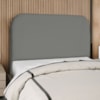 Cabeceira Casal 140 cm Com Frame Alana Suede Cinza Artte