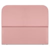 Cabeceira Casal 140 cm Com Frame Alana Suede Rosa Artte